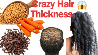 How To Use Carrot, Fenugreek & Cloves For Crazy Hair Growth & Thickness.100% Guaranteed Hair Growth