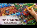 Train of dreams  diamond painting from start to finish