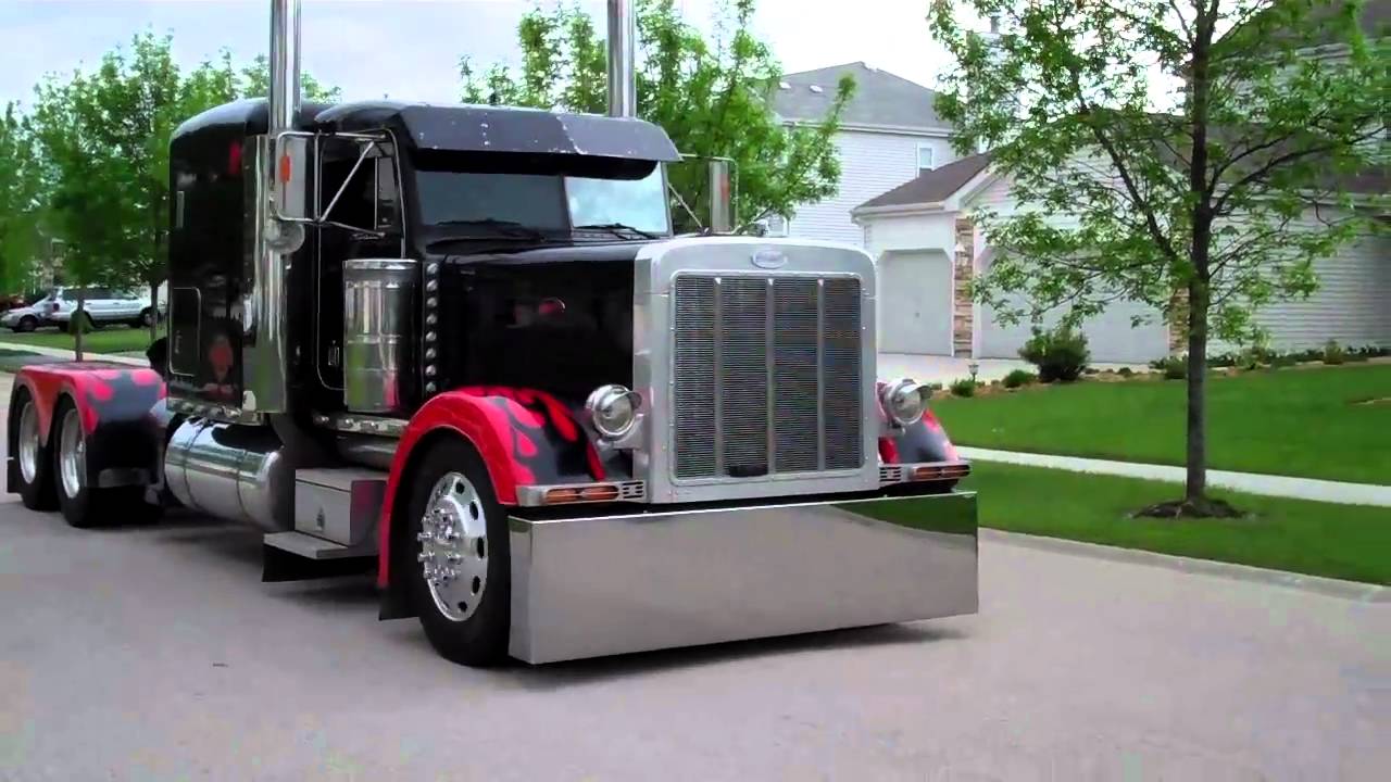 379 Peterbilt HotWheels flip bumper YouTube