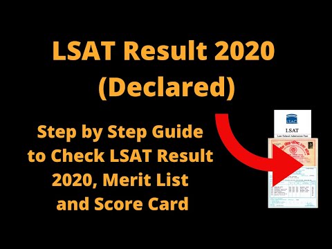 LSAT Result 2020 (Declared) - How to Check LSAT Result 2020, Merit List and Score Card through Login