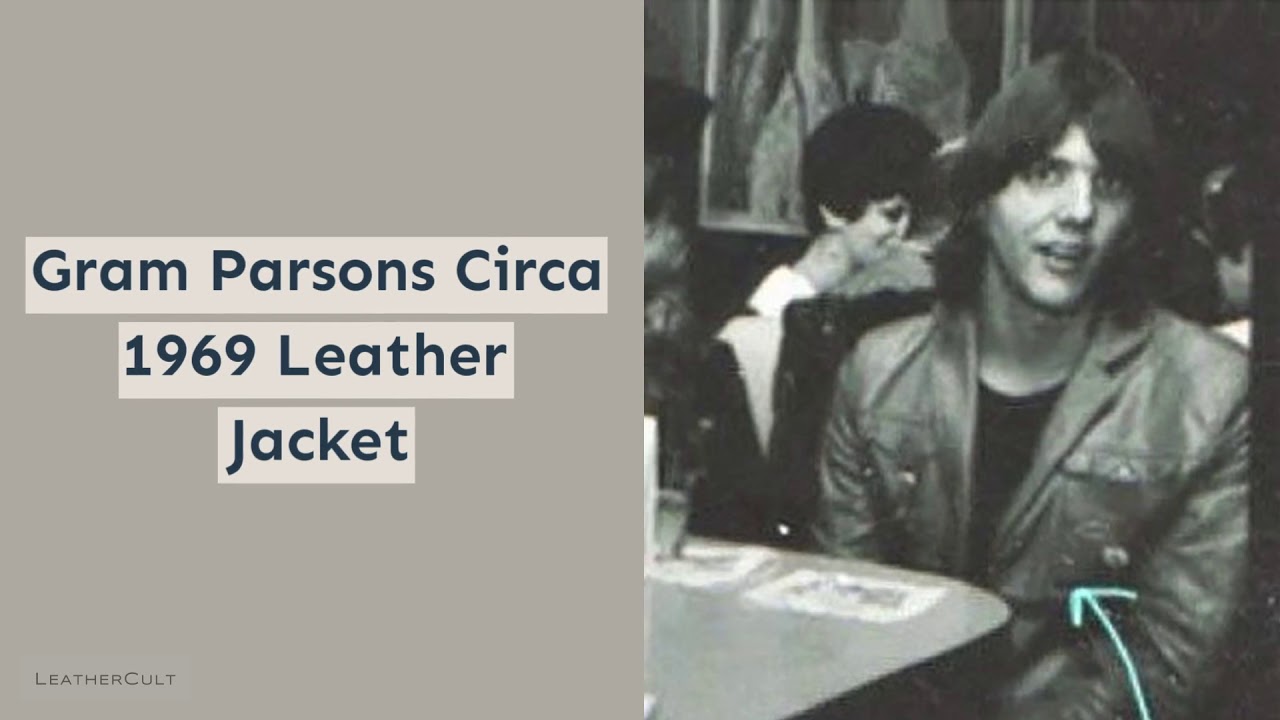 Gram Parsons Circa 1969 Leather Jacket | LeatherCult