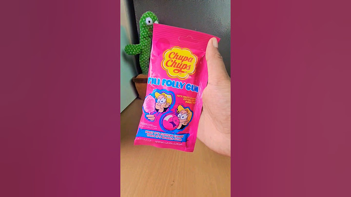 chupa chups cotton candy bubble gum @Foodieezz #candy