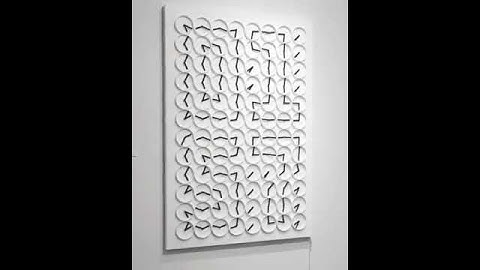 A digital clock made of analog clocks