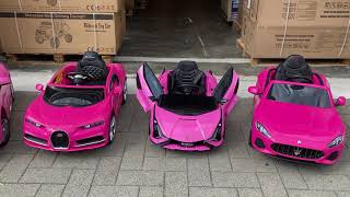 Elektrische Kinderautos In Roze Kleur - Ridecars Kinderautos Rotterdam