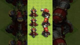New Multi-Archer Tower & Ricochet Cannon (Merging Defenses) #clashofclans #townhall16 #shorts screenshot 5