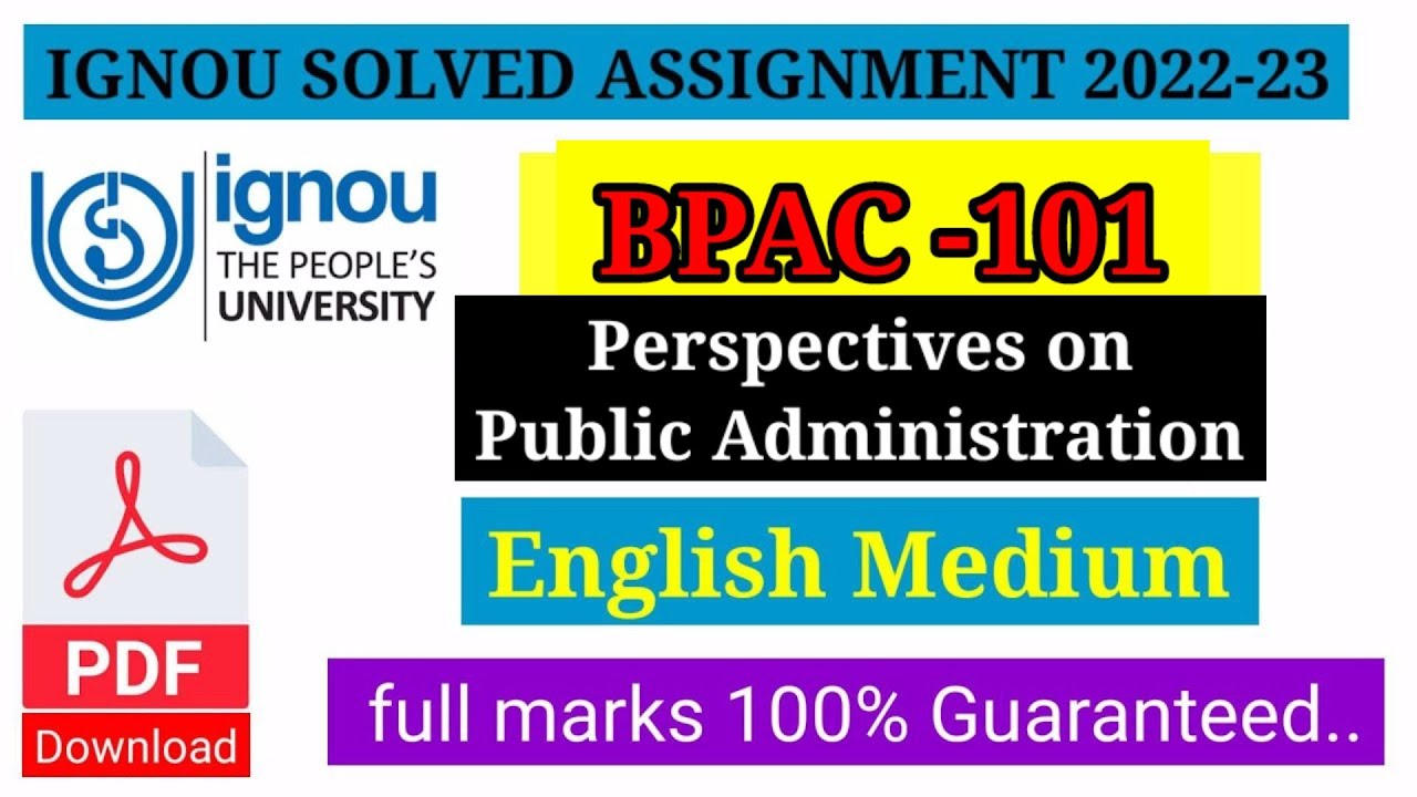 ignou bcom a&f solved assignment 2022 23