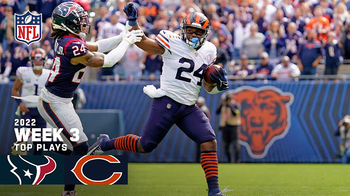 Chicago Bears Top Plays vs. Houston Texans | 2022 Regular Season Week 3