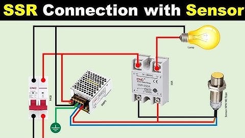 SSR connection with proximity sensor | SSR | solid state relay connection | Ravi mourya tech
