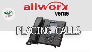 Allworx Verge: How to Placing Calls With Your Phone and Smartphone App.