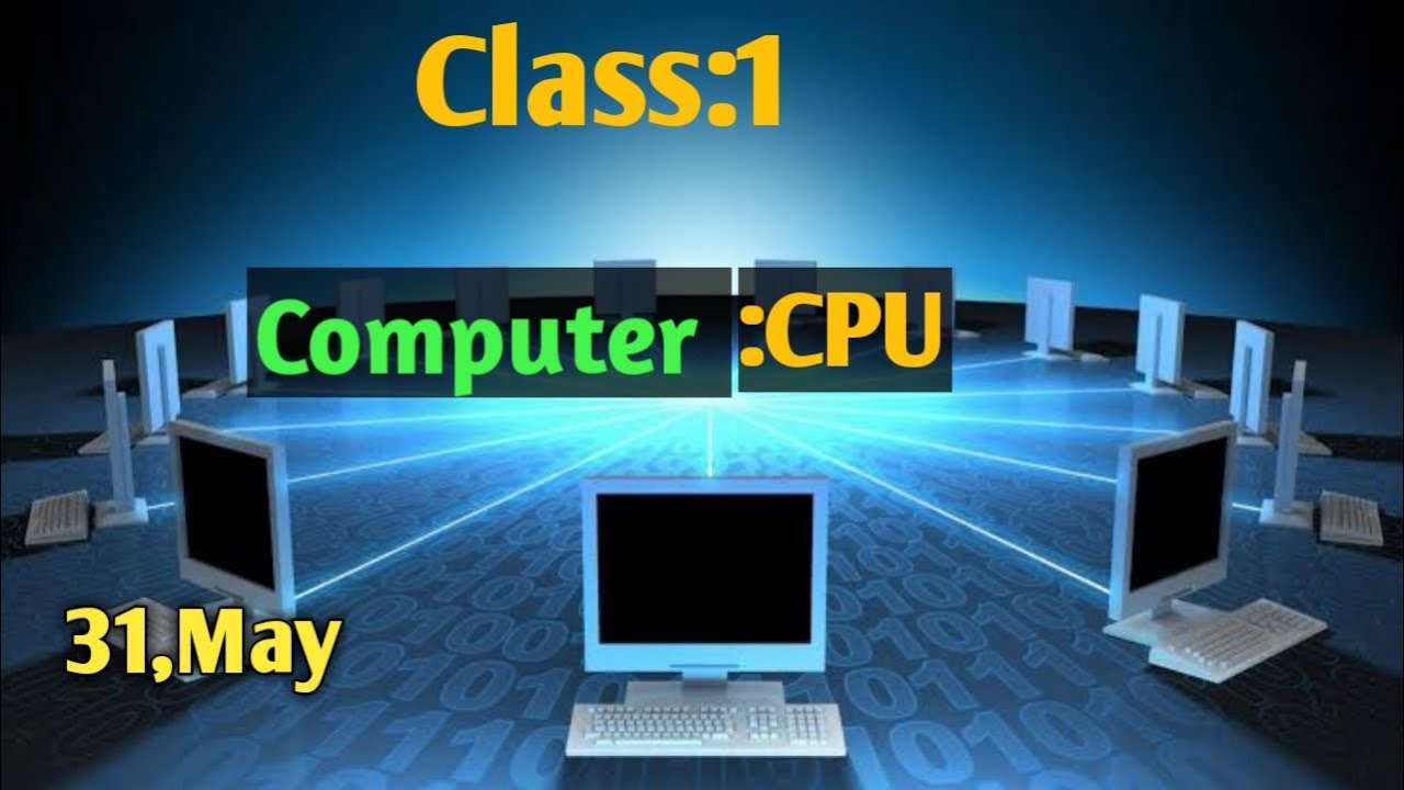 Class 1 Computer System Class:1 Computer - YouTube