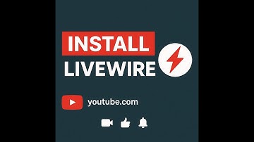 Install Livewire in Laravel v3