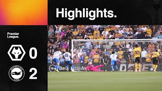 Defeat Suffered Against The Seagulls Wolves 0-2 Brighton & Hove Albion Highlights