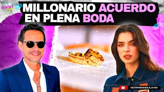 El MILLONARIO acuerdo prenupcial que OBLIGARON a firmar a Marc Anthony tras BODA con Nadia Ferreira