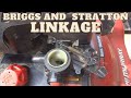 Briggs and Stratton 10T502 Carburetor Linkage