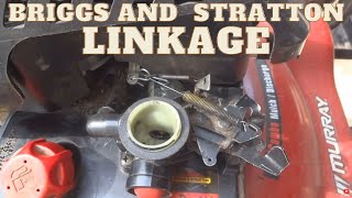 Briggs and Stratton 10T502 Carburetor Linkage