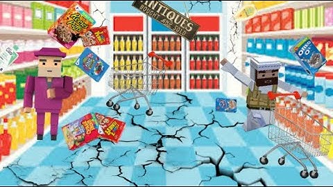 2012 Earthquake Shopping Scene | Simple Sandbox 2