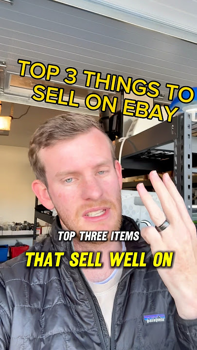Top 3 items to sell on eBay for a profit #ebay #reselling