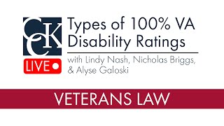 Types of 100% VA Disability Ratings