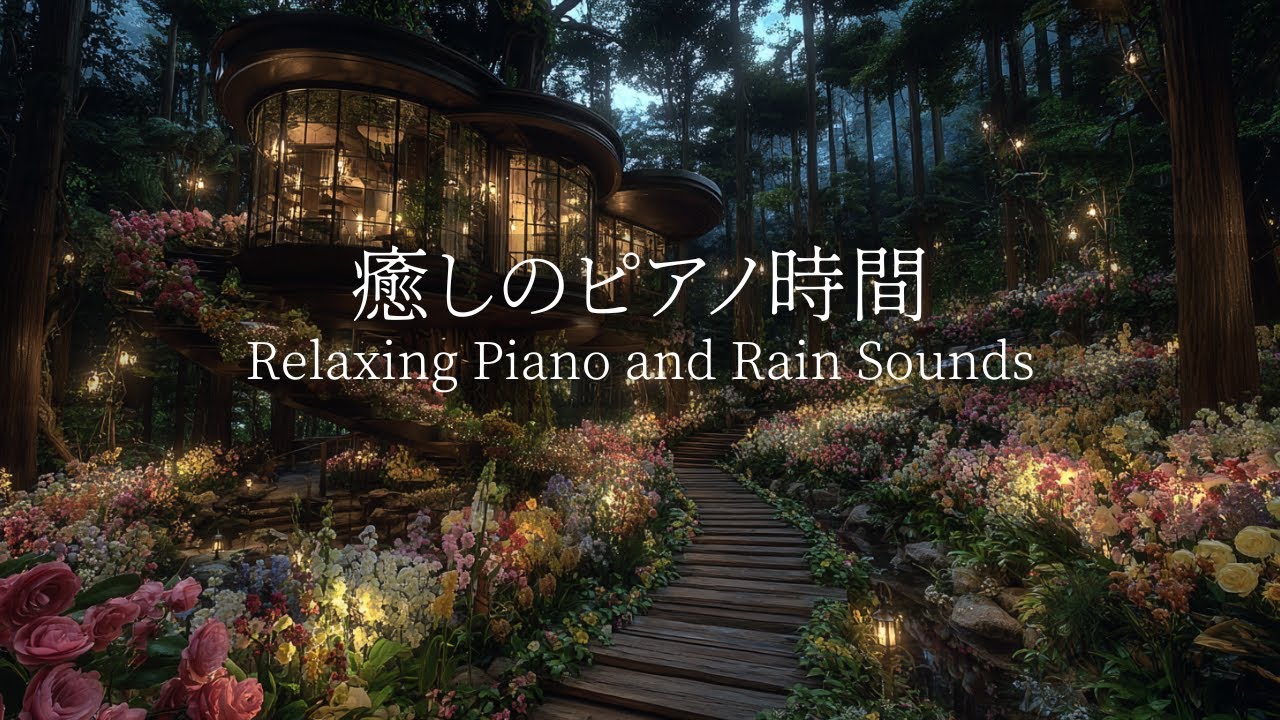 【癒しのピアノ時間】途中広告なし｜自律神経を整える｜夜の一人時間に聴くピアノ曲｜心を落ち着かせる心地よく前向きなメロディー🌿432Hz癒しの波動