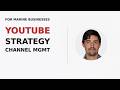 Youtube Strategy & Channel Management For Marine Businesses