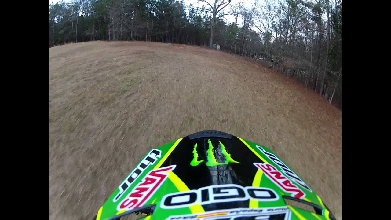Monster Energy Dirt Bike Run GoPro Backyard Motorcross KLX110L Video 2 YouTube