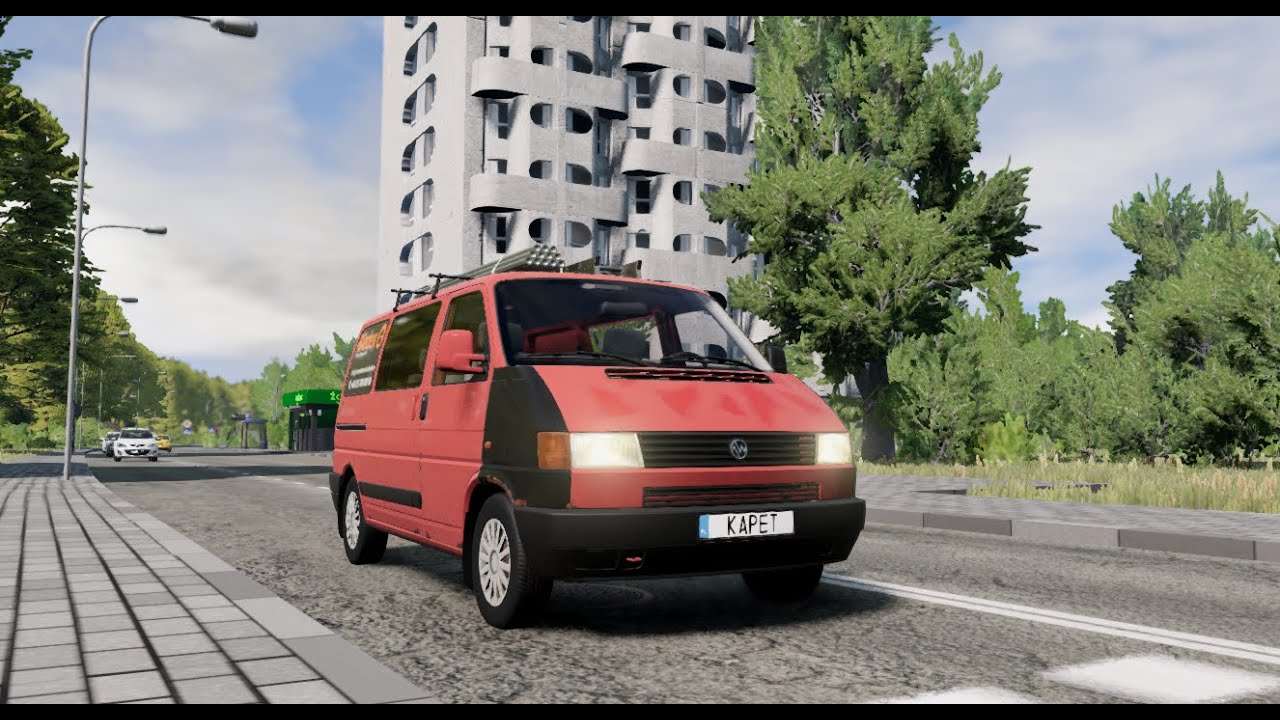 BeamNG drive Polskie drogi-20 AW T-Wagen