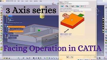 Steps for creating FACING OPERATION in CATIA CAM/Facing Operation in CATIA/CATIA Tutorials/CATIA V5