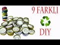 Gazoz Kapaklarının Geri Dönüşümü | Turn Metal Bottle Caps into Amazing | Diy