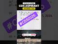 CDS Maths PYQ | UPSC Important Questions for CDS 2026 #cds2026 #tranding #feedshorts #cdsmath