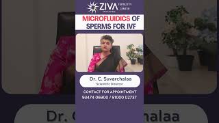 Microfluidics Of Sperms For IVF || Male Fertility || Dr Chekuri Suvarchala || ZIVA Fertility