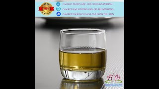 Bộ Cốc Thuỷ Tinh Chịu Nhiệt Uống Nước,Trà, Cà Phê Deli ES5301 Dung Tích 190ml
