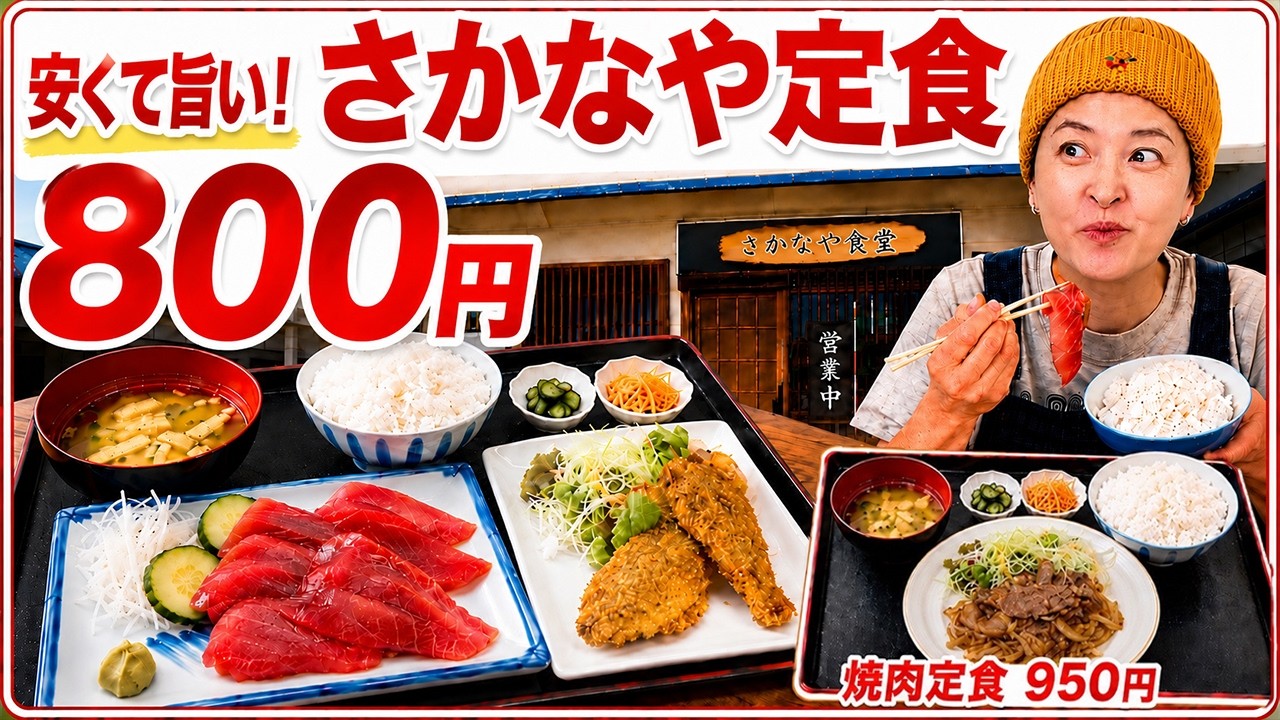 やきざかなさん専用 Kagoshima] Holiday Lunch: $800 Yen Fish Market Set Meal in a