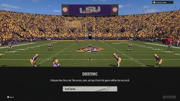 College Football 26 keep getting desync when playing online