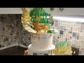 Gold Safari Cake | ME ENCANTO 🤩 de esas veces que no paras de tomarle fotos ¿Les ha pasado?