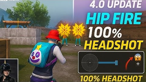 Best Hip Fire Sensitivity For | BGMI /PUBG ! Headshot 🔥✔️ (4.0 Update)
