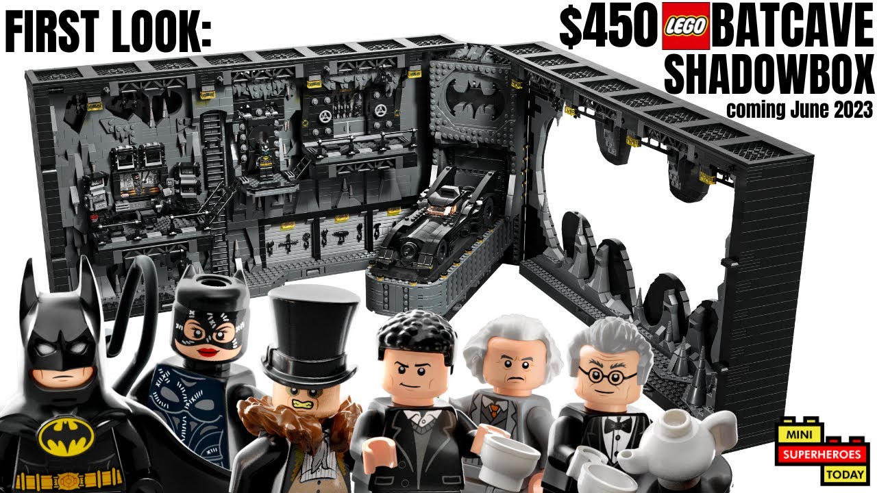 FIRST LOOK: $450 LEGO Batcave REVEALED (Batman Returns Batcave Shadowbox  Set 76252) 