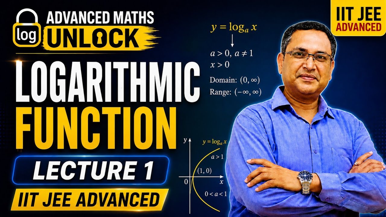 TARGET JEE 2026|| BASIC MATHEMATICS | LOGARITHMIC FUNCTION LECTURE 1 ...