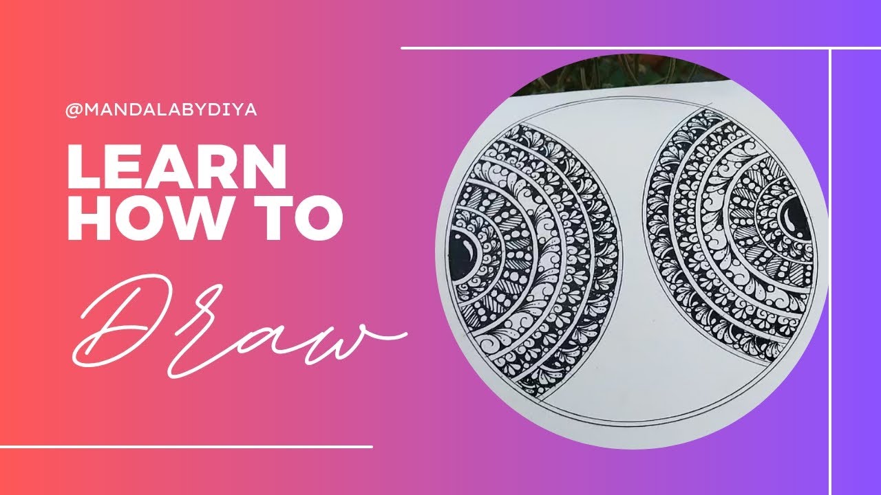 Relaxing Mandala Art Tutorial | Learn to Draw Intricate Patterns