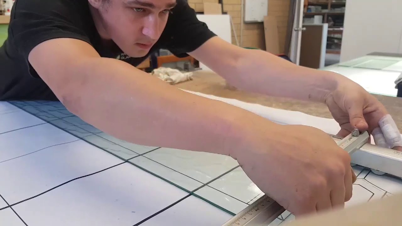 The Glass Strip Cutter in Action YouTube