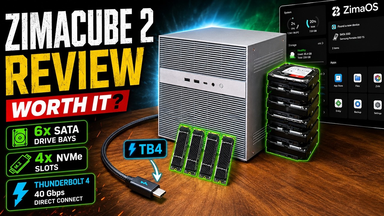 ZimaCube 2 im Test: Das Gute, das Schlechte und die Leistung