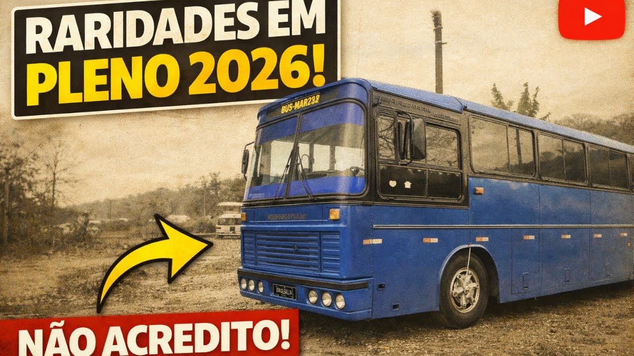 UMA VIAGEM AO PASSADO; SÓ ÔNIBUS ANTIGOS Á VENDA.