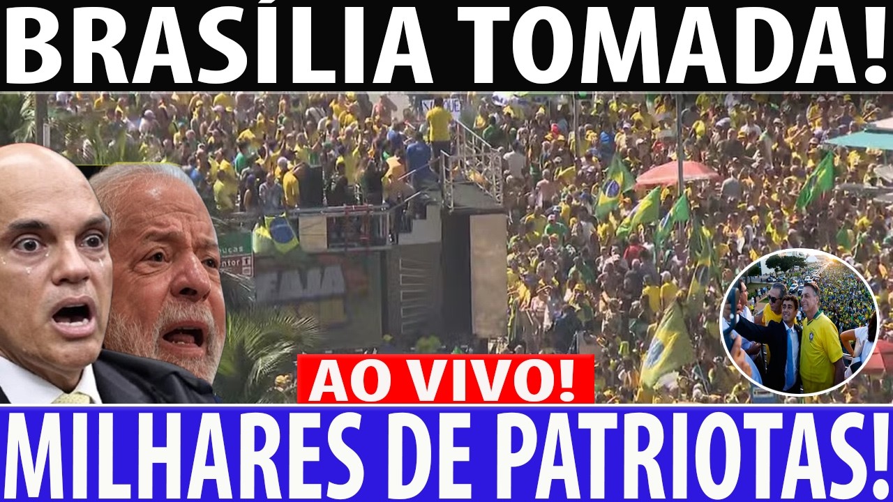 PAU TA COMENDO! MEGA MANIFESTAÇÃO ACORDA BRASIL! FORA MORAES! MILHARES DE PATRIOTAS EM TODO BRASIL!