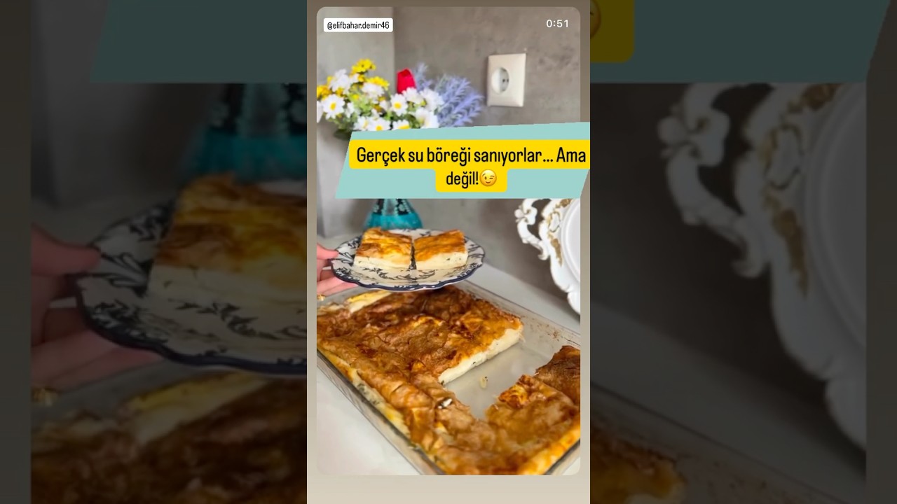 Su böreği sanıyorlar ama değil. Pratik börek tarifleri #börek Su böreği sanıyorlar ama değil. Pratik börek tarifleri #börek