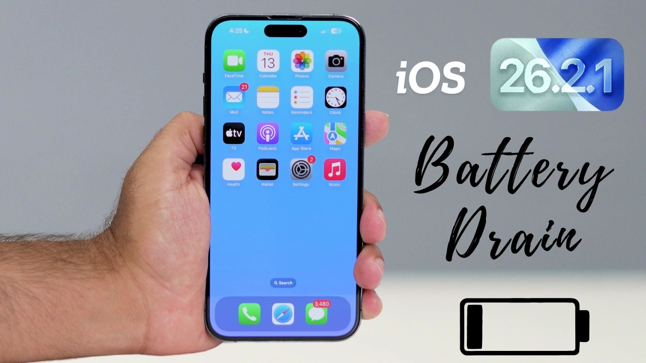 How to Fix Battery Drain on iOS 26.2.1 - YouTube