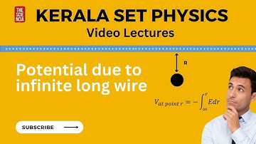 Kerala SET Physics Exam 2024  -  Potential due to infinite long wire