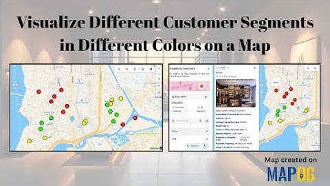Visualise Customer Segments in Different Colours— Using Interactive Map #mapog #customer #viralvideo