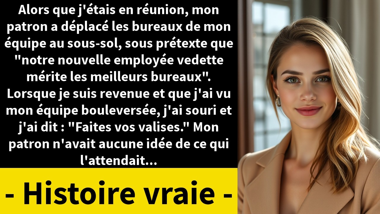 J'étais prêt à voir mon patron voler des années de mon travail devant vingt cadres, sans que personne ne bouge. Il avait falsifié les données, forcé le directeur à valider son mensonge, et il...