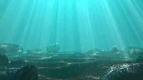 Caustics, under water scene lighting test