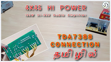 TDA7388 High Power 4 Channel IC | 4x45 Quad Bridge Amplifier