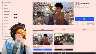 KreekCraft plays Roblox Gakuran for the first time..
